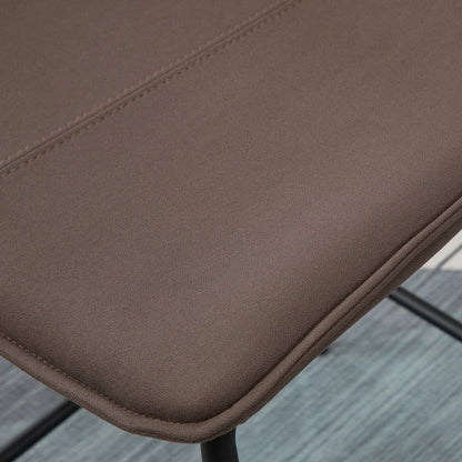 Upholstered Counter Height Bar Stools, Set of 2, 26", Steel Legs Bar Stools at Gallery Canada