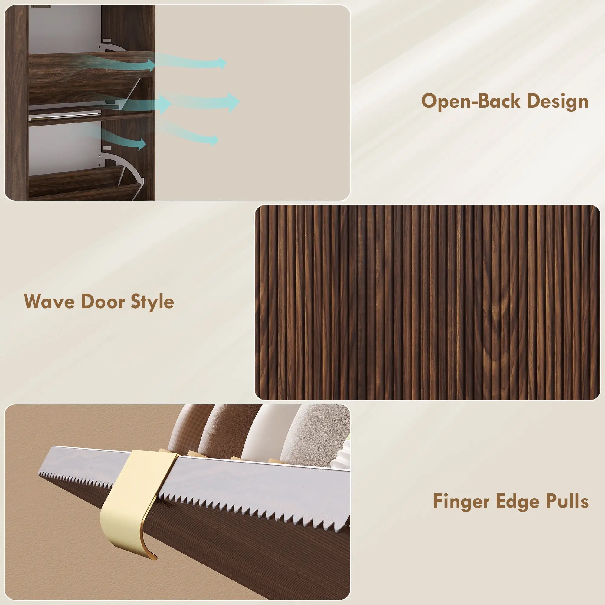 Shoe Cabinet 2 Flip Drawers, Narrow Storage, Top Shelf Shoe Storage Cabinets & Racks at Gallery Canada