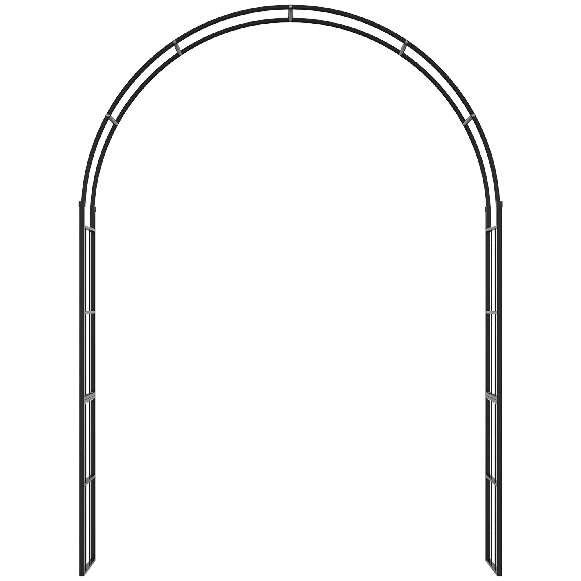 7FT Garden Arch Trellis, Outdoor Wedding Arbor, Climbing Roses Vines Plants Garden Arches at Gallery Canada