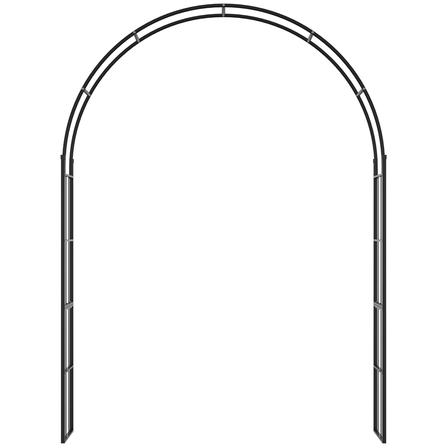 7FT Garden Arch Trellis, Outdoor Wedding Arbor, Climbing Roses Vines Plants Garden Arches at Gallery Canada