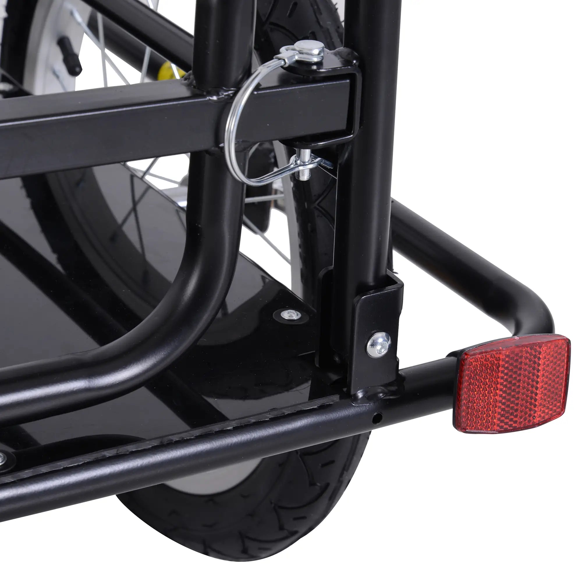 Folding Bicycle Cargo Trailer, Bike Cart Carrier, Hitch, Black Bike Cargo Trailers at Gallery Canada