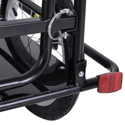 Folding Bicycle Cargo Trailer, Bike Cart Carrier, Hitch, Black Bike Cargo Trailers at Gallery Canada
