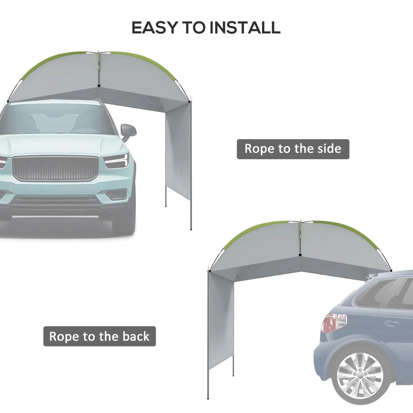 SUV Awning Tailgate Tent, Portable Car Awning with Side Wall Camping Tents at Gallery Canada