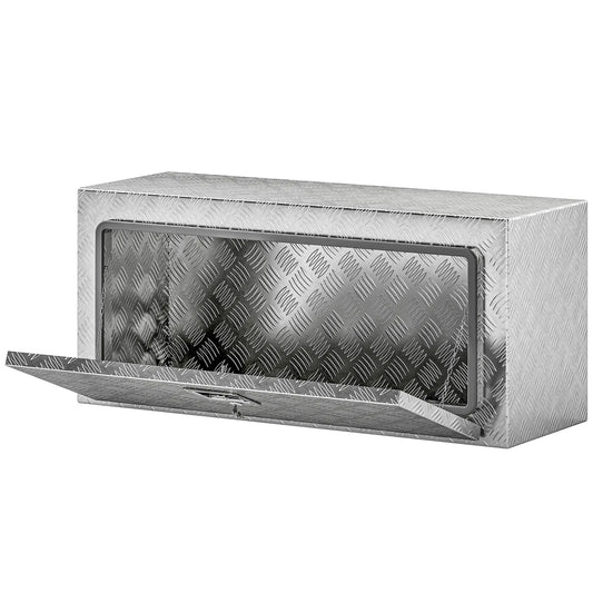 Boîte à outils en aluminium robuste, 36 pouces, coffre de rangement étanche