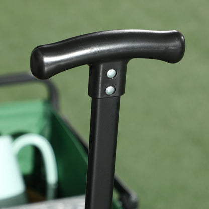 Folding Wagon Cart, Heavy Duty Outdoor Utility, Collapsible Garden Trolley, Steel Frame, Oxford Fabric Folding Garden Carts at Gallery Canada