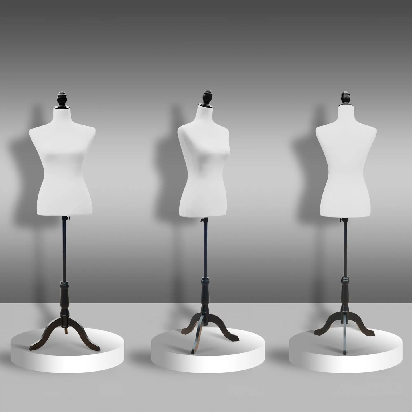 Female Mannequin Dress Form Torso, Dressmaker Stand, White Dress Form & Mannequins at Gallery Canada