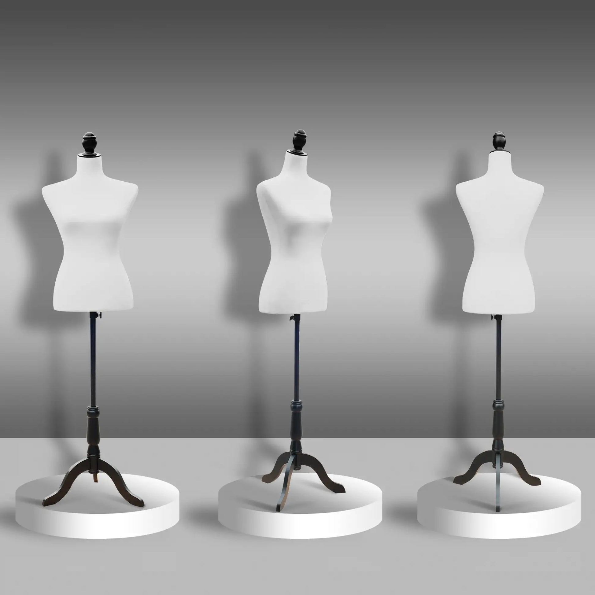 Female Mannequin Dress Form Torso, Dressmaker Stand, White Dress Form & Mannequins at Gallery Canada