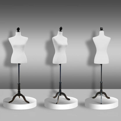Female Mannequin Dress Form Torso, Dressmaker Stand, White Dress Form & Mannequins at Gallery Canada