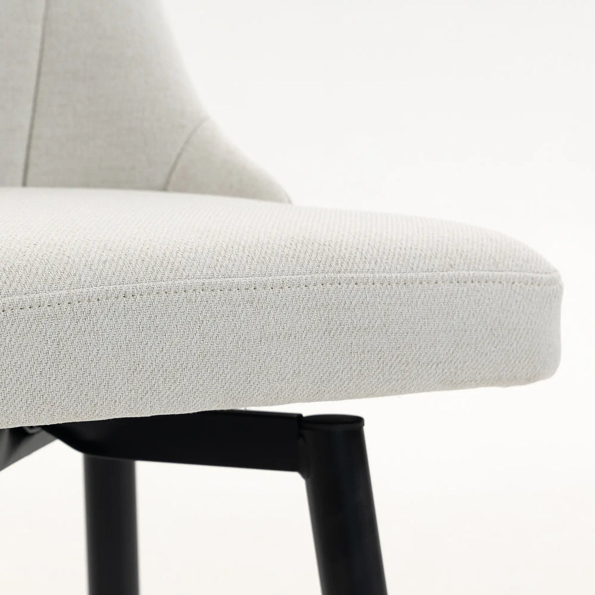 Swivel Bar Stools Set of 2, Cream White