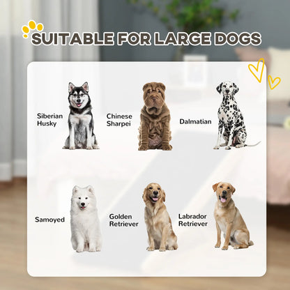 Foldable Dog Ramp for Bed Couch, Height Adjustable, Non Slip Carpeted Surface Dog Stairs at Gallery Canada