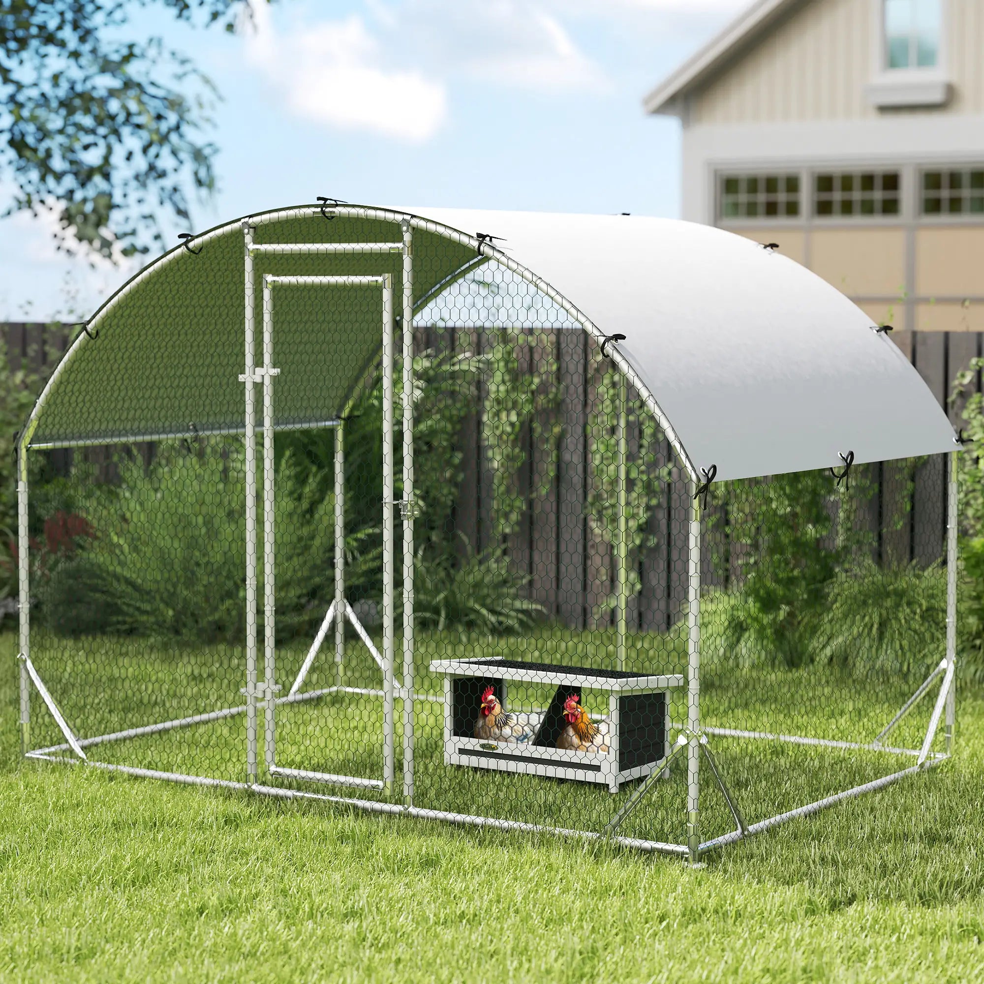 Chicken Nesting Boxes, Asphalt Roof, Indoor Outdoor, Up to 2 Hens Chicken Coops at Gallery Canada