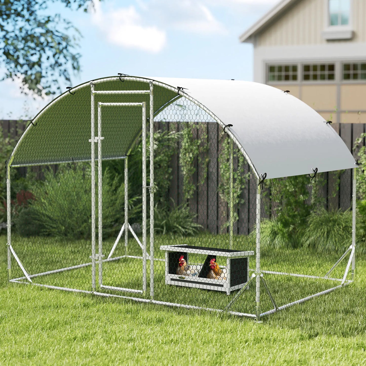 Chicken Nesting Boxes, Asphalt Roof, Indoor Outdoor, Up to 2 Hens Chicken Coops at Gallery Canada