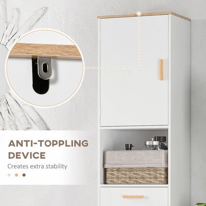 Bathroom Storage Cabinet, Floor Standing Linen Tower, White Bathroom Cabinets at Gallery Canada