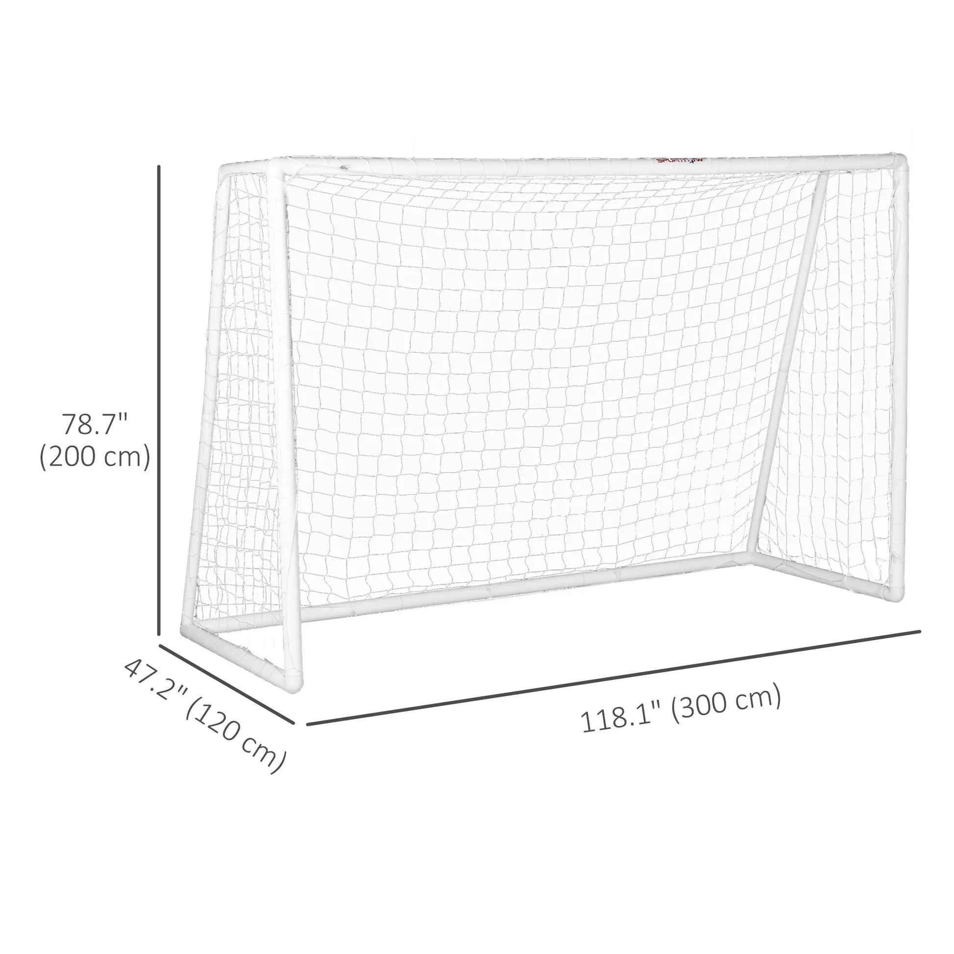 9.8 x 6.6ft Soccer Goal, Portable Practice Net with PE Net Football at Gallery Canada
