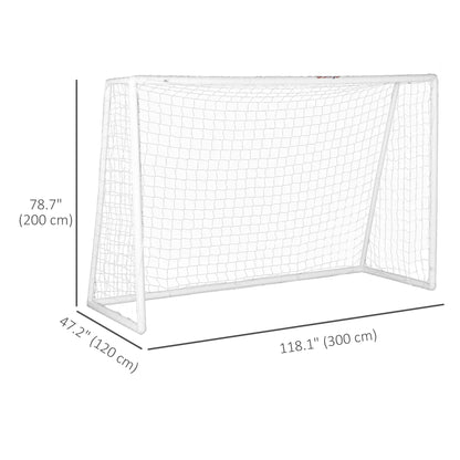 9.8 x 6.6ft Soccer Goal, Portable Practice Net with PE Net Football at Gallery Canada