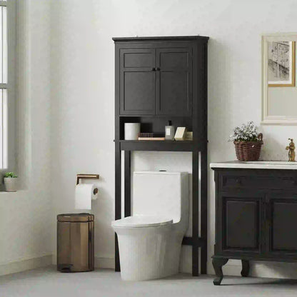3-Tier Over Toilet Storage, Adjustable Shelf, Bathroom Laundry Bathroom Cabinets at Gallery Canada