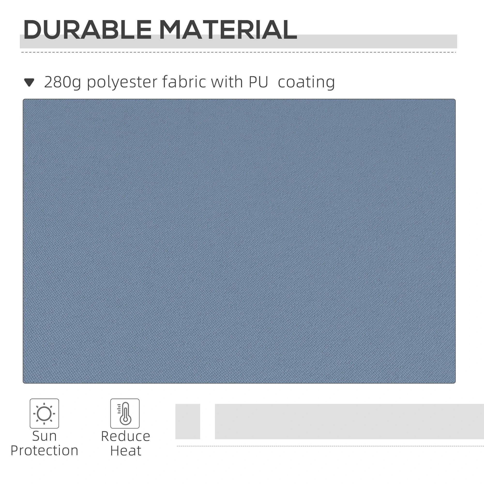 12' x 10' Manual Retractable Awning, Adjustable Sunshade Shelter, Light Grey Patio Awnings at Gallery Canada