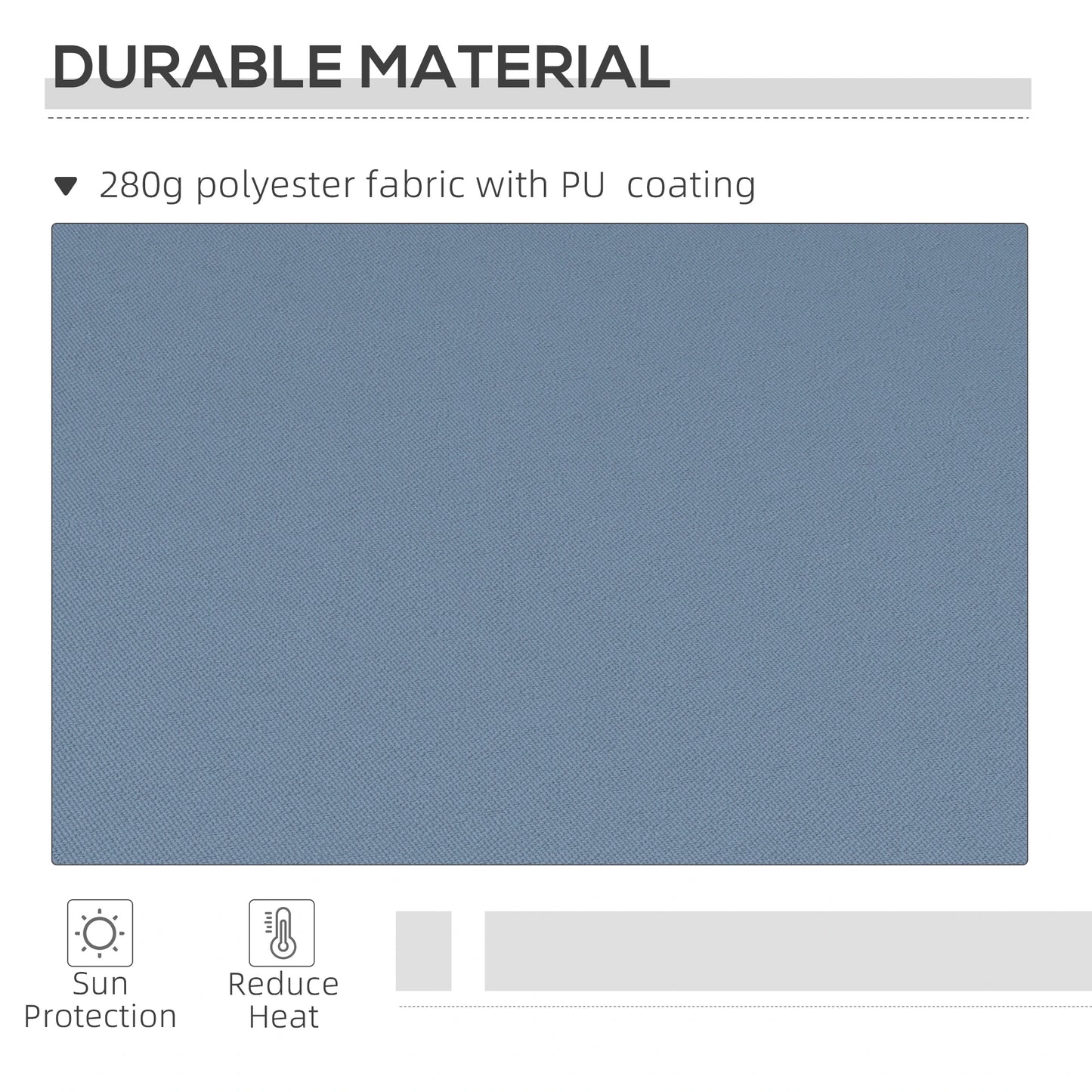 12' x 10' Manual Retractable Awning, Adjustable Sunshade Shelter, Light Grey Patio Awnings at Gallery Canada
