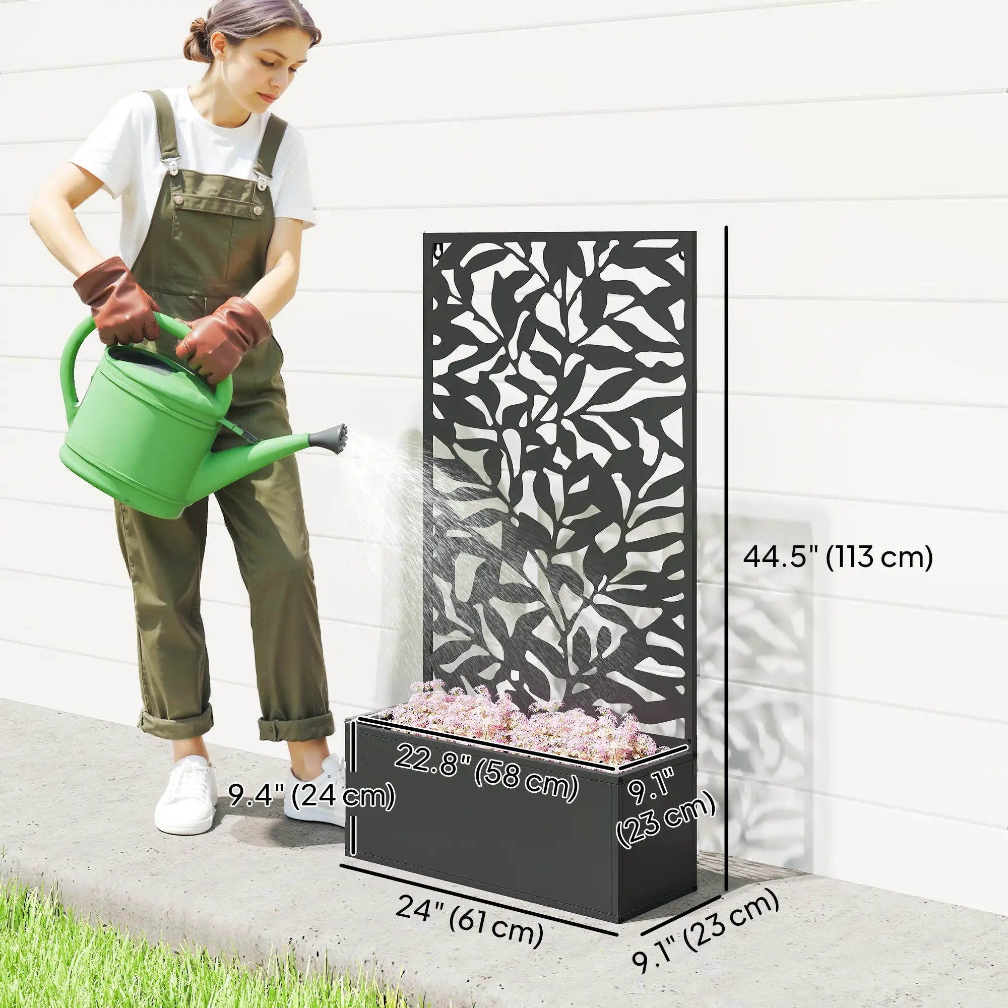 Raised Garden Bed With Trellis, 24