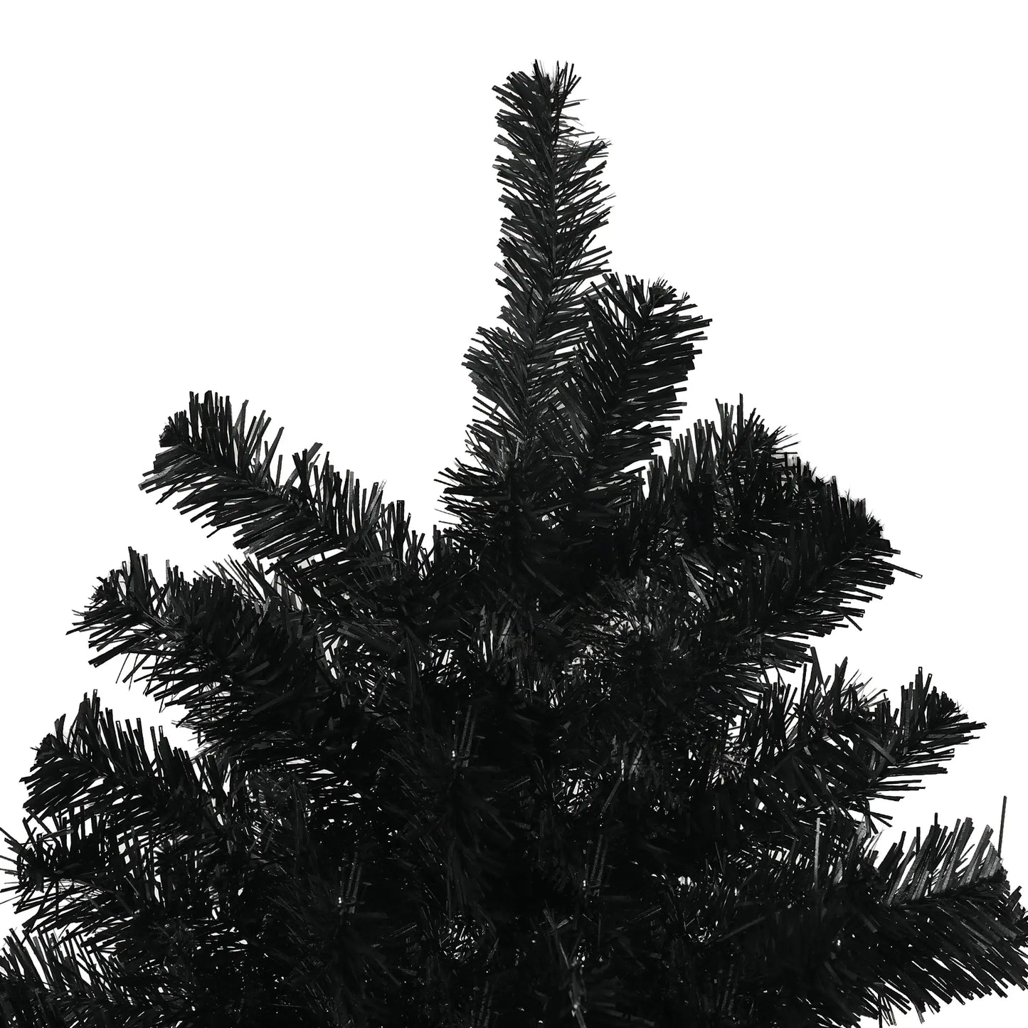 7.5ft Artificial Christmas Tree, Auto Open, Steel Base, Black Artificial Christmas Trees at Gallery Canada