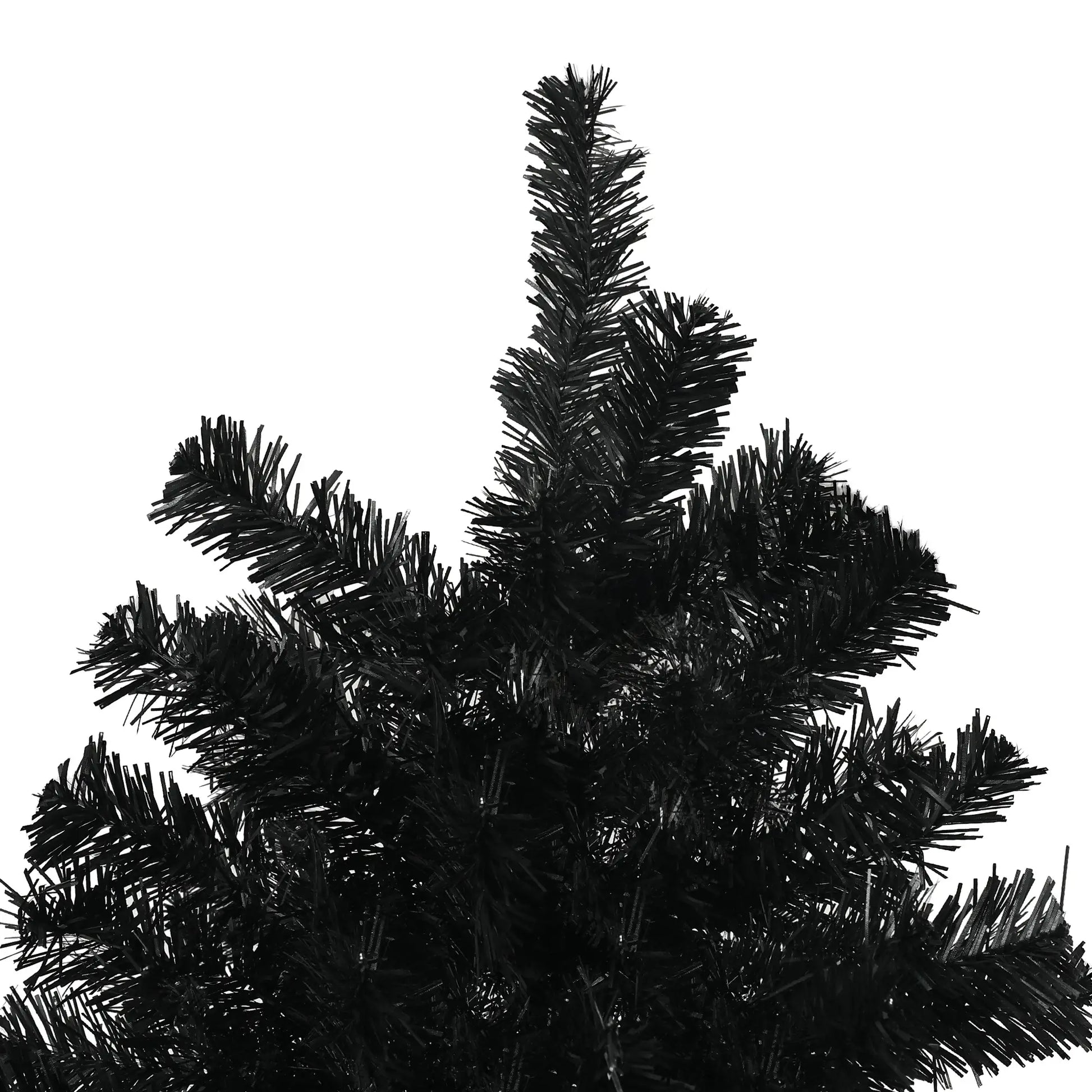 7.5ft Artificial Christmas Tree, Auto Open, Steel Base, Black Artificial Christmas Trees at Gallery Canada