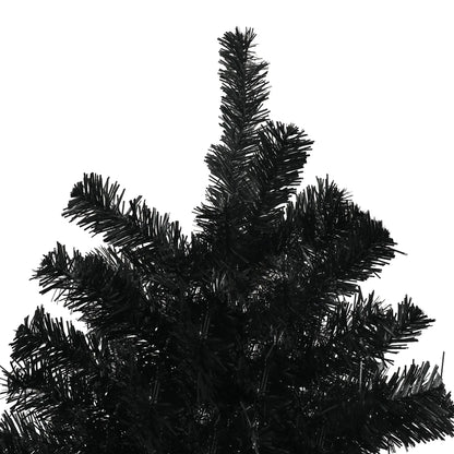7.5ft Artificial Christmas Tree, Auto Open, Steel Base, Black Artificial Christmas Trees at Gallery Canada
