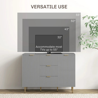 Modern Kitchen Storage Cabinet, 3 Drawers, Adjustable Shelves, Grey Bar Cabinets at Gallery Canada