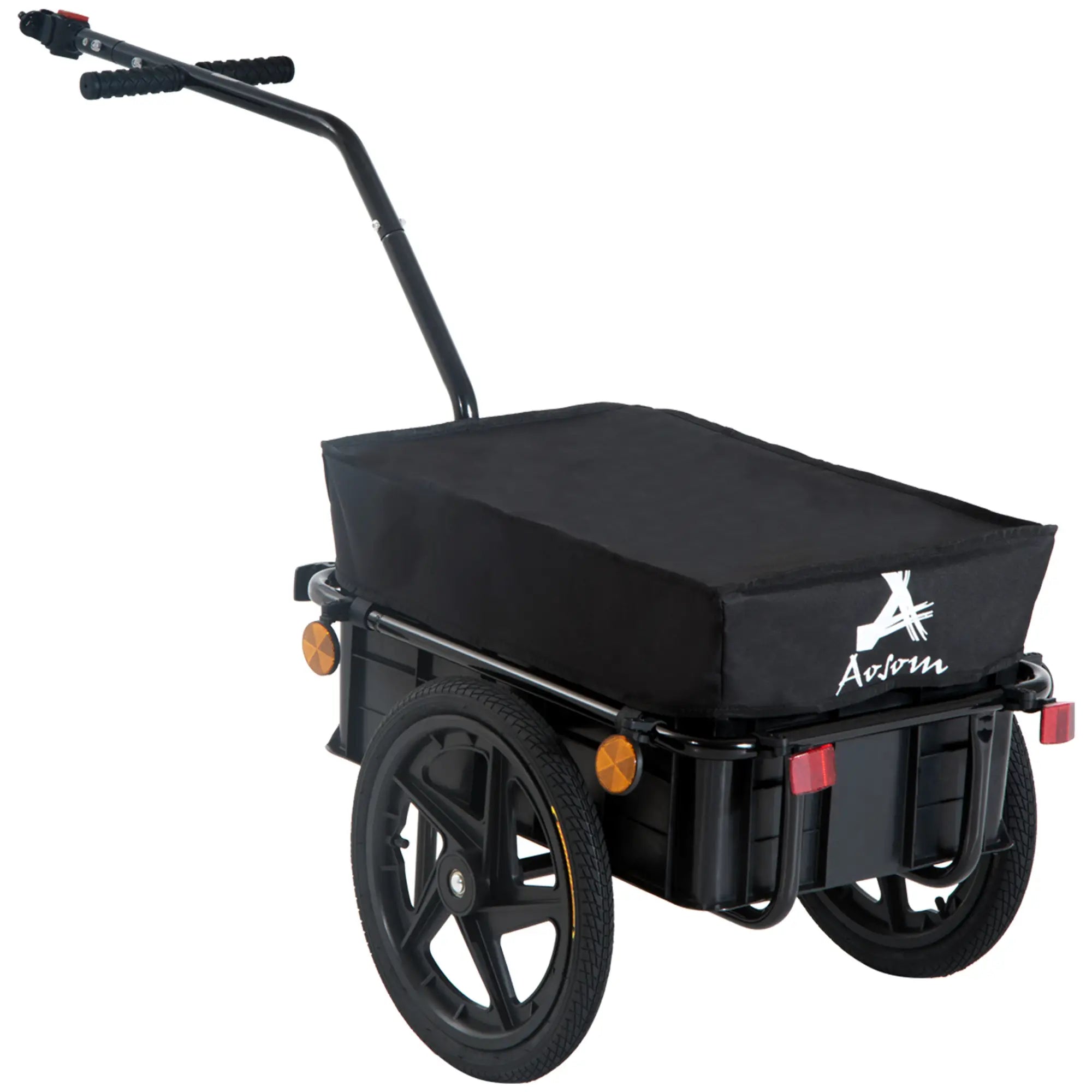 Multi-Functional Bike Trailer, Steel, Large, Black Bike Cargo Trailers at Gallery Canada