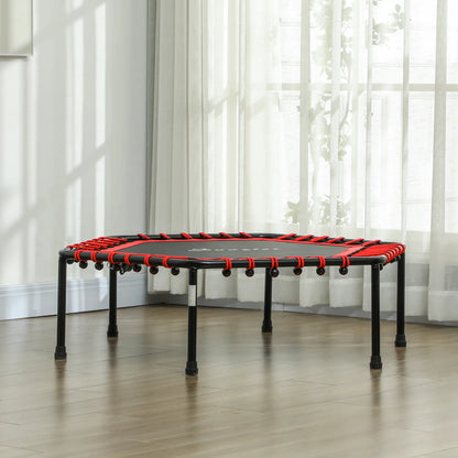 45" Rebounder Trampoline, Quiet Bungee with LED Lights, Red Trampolines at Gallery Canada