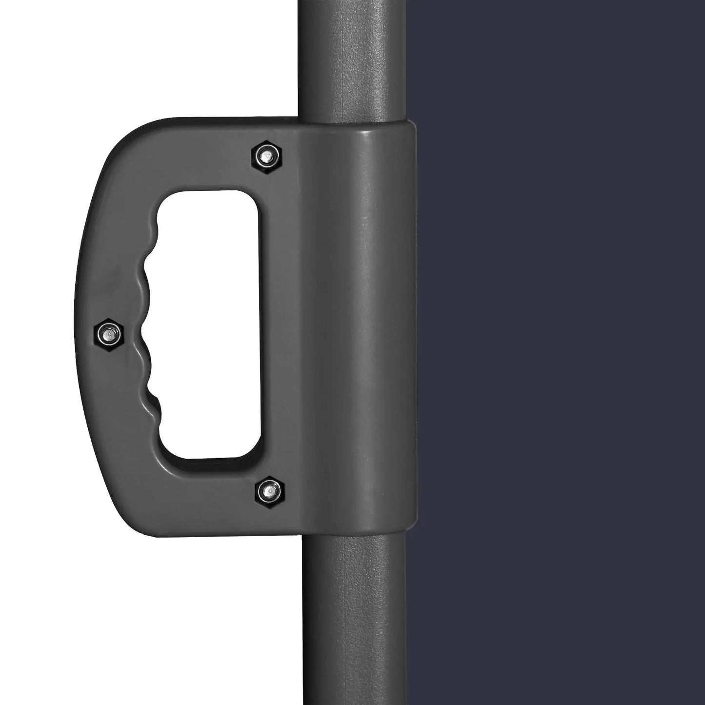 118" x 79" Outdoor Folding Privacy Screen, Retractable Side Awning, UV Wind Resistant, Dark Blue Side Awnings at Gallery Canada