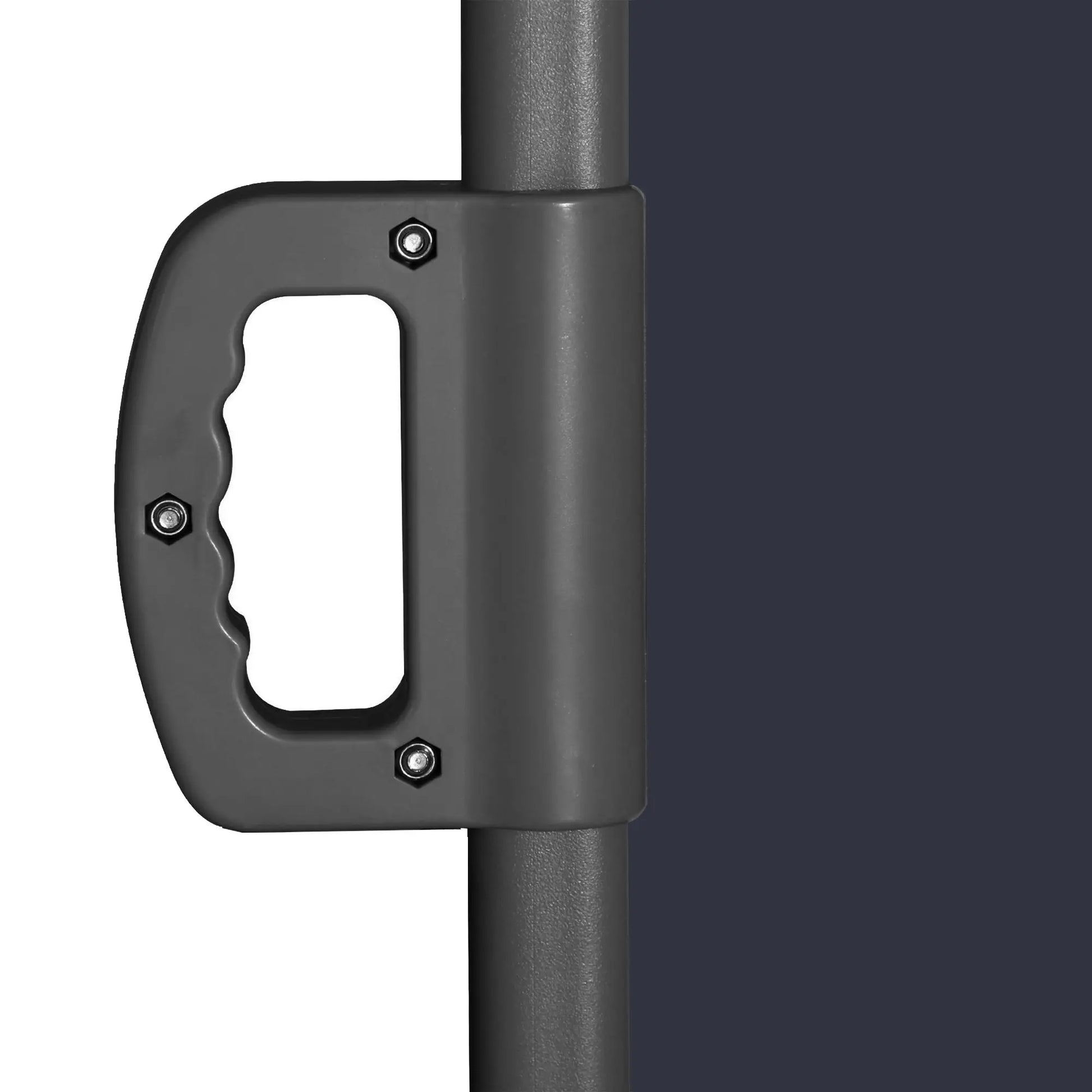 118" x 79" Outdoor Folding Privacy Screen, Retractable Side Awning, UV Wind Resistant, Dark Blue Side Awnings at Gallery Canada