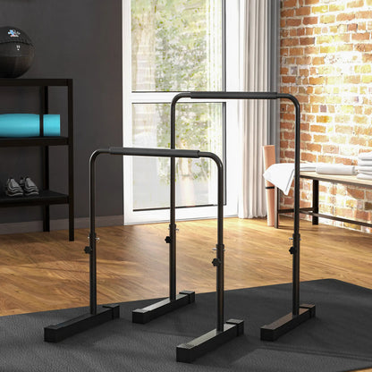 Adjustable Push Up Bars, Dip Station with 4 Height Levels More-Strength Training Equipment at Gallery Canada