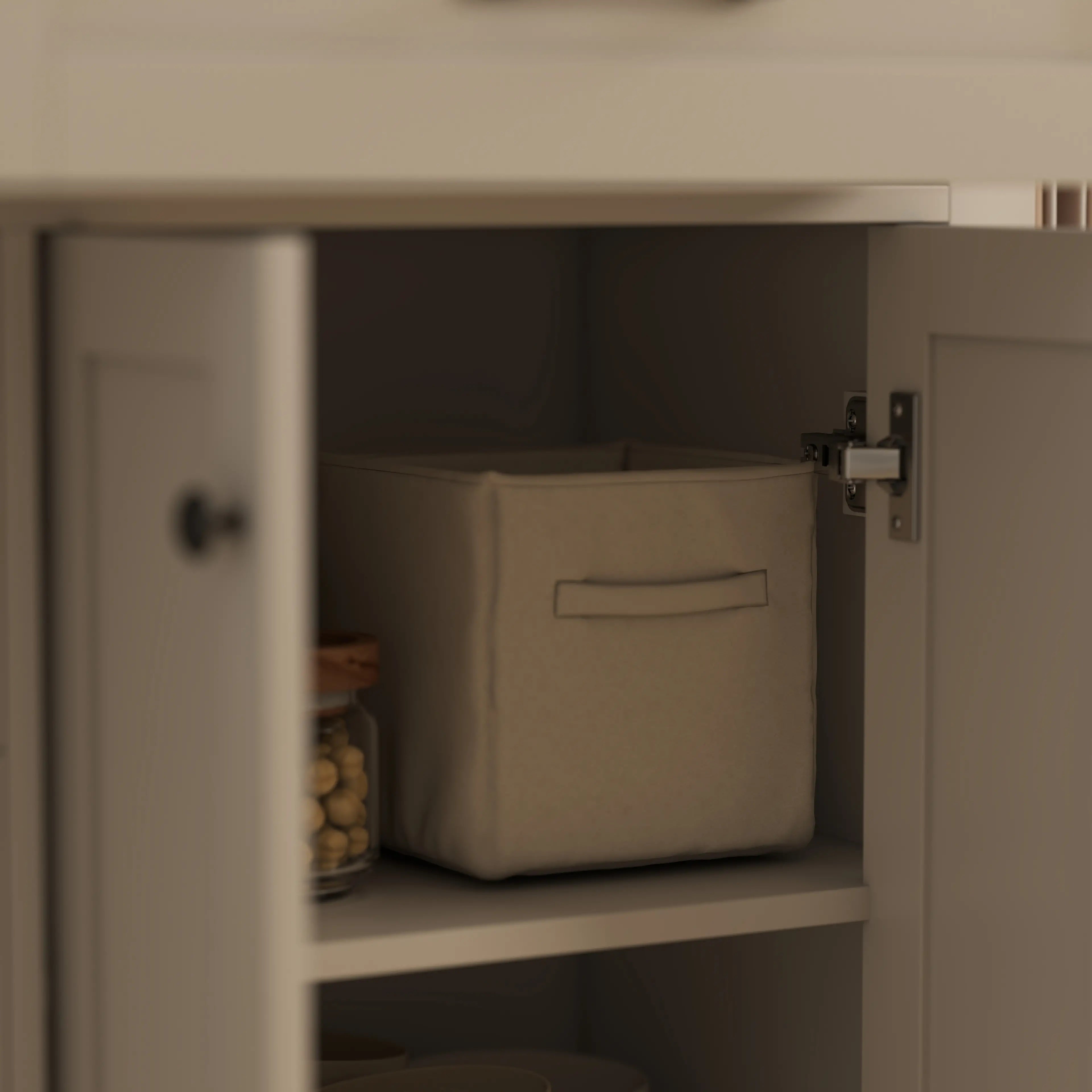 Kitchen Island Cart with Power Outlet, Drop Leaf, 55 Inch, White Kitchen Islands & Kitchen Carts at Gallery Canada