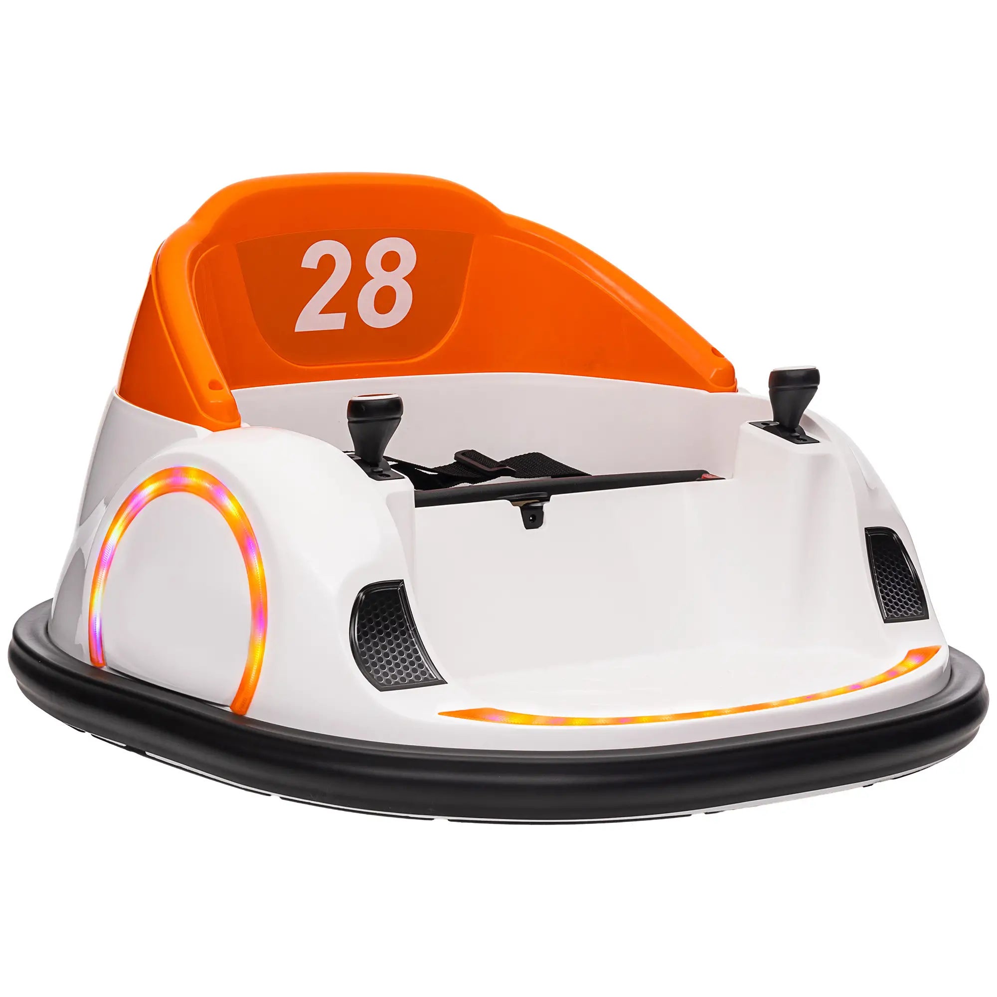 12V Bumper Car, 360 Degree Remote Control, Lights Music Horn, 1.5-5 Years, Orange Electric Toy Cars at Gallery Canada