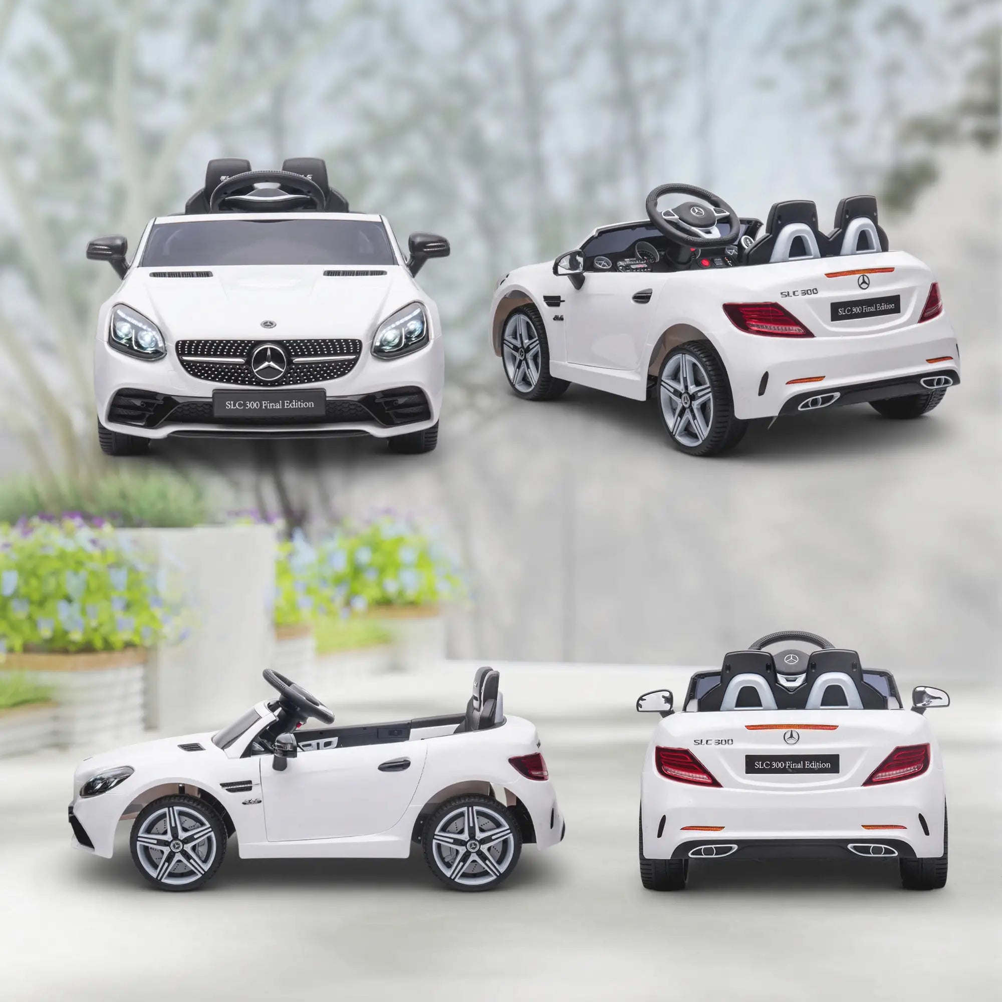 12V Ride On Car, Parent Remote Control, For 3-6 Years, White Electric Toy Cars at Gallery Canada