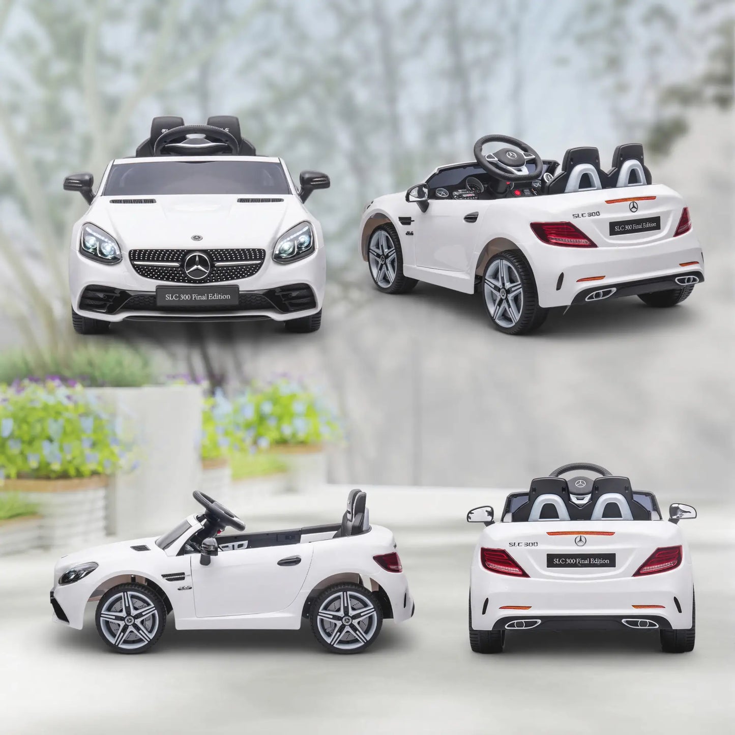12V Ride On Car, Parent Remote Control, For 3-6 Years, White Electric Toy Cars at Gallery Canada