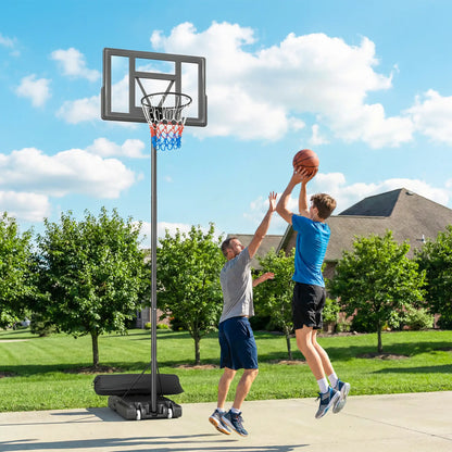 Adjustable Basketball Hoop Stand, 4.4-10 Ft, Shatterproof Backboard, Weight Bag Basketball at Gallery Canada