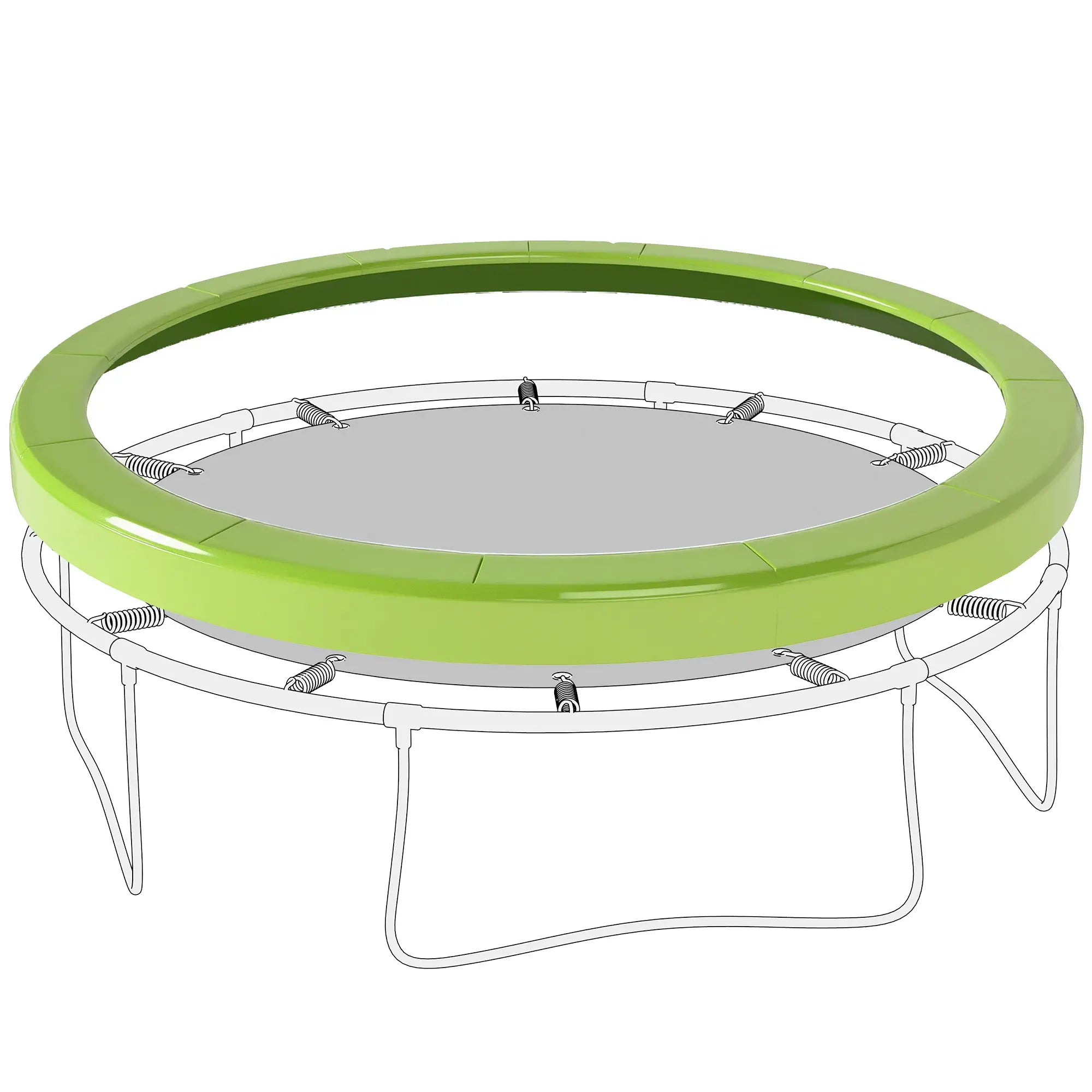 14FT Trampoline Spring Cover, Replacement Pad, Green Trampolines at Gallery Canada