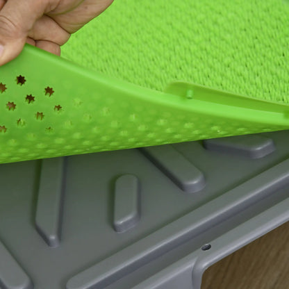 Artificial Grass Dog Pee Pad, 26" x 16", 2 Packs, Green Elevated Dog Beds at Gallery Canada