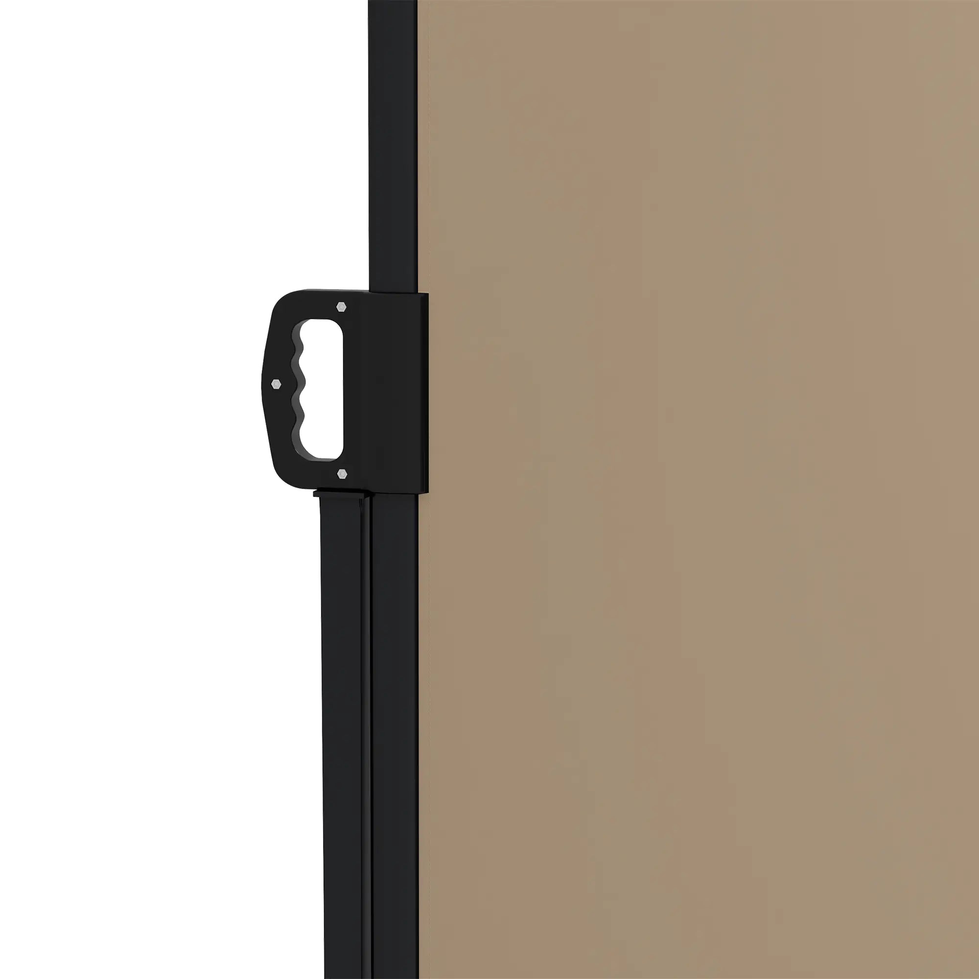 13' x 5' Retractable Side Awning, Outdoor Privacy Screen, Khaki Retractable Side Awning at Gallery Canada