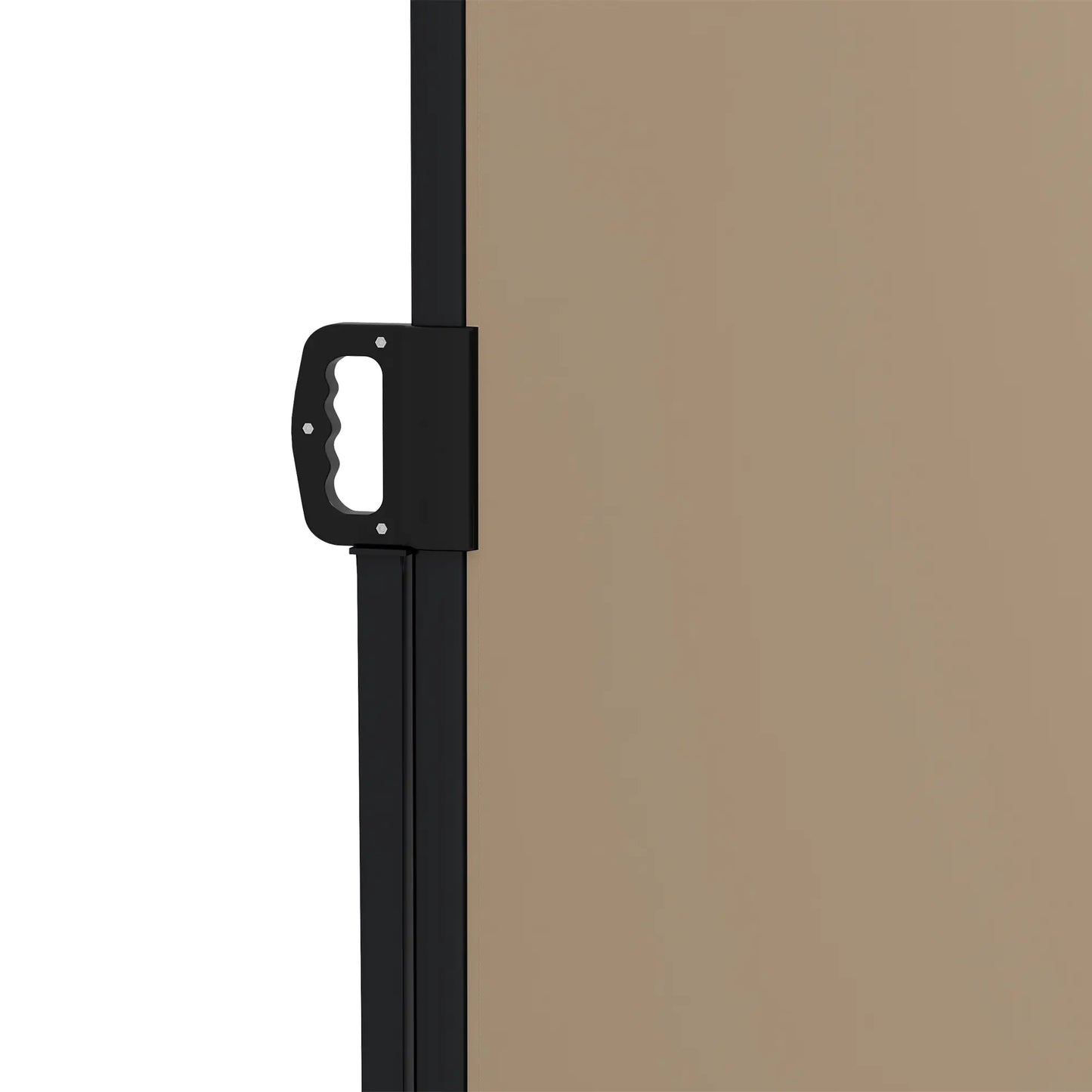 13' x 5' Retractable Side Awning, Outdoor Privacy Screen, Khaki Retractable Side Awning at Gallery Canada