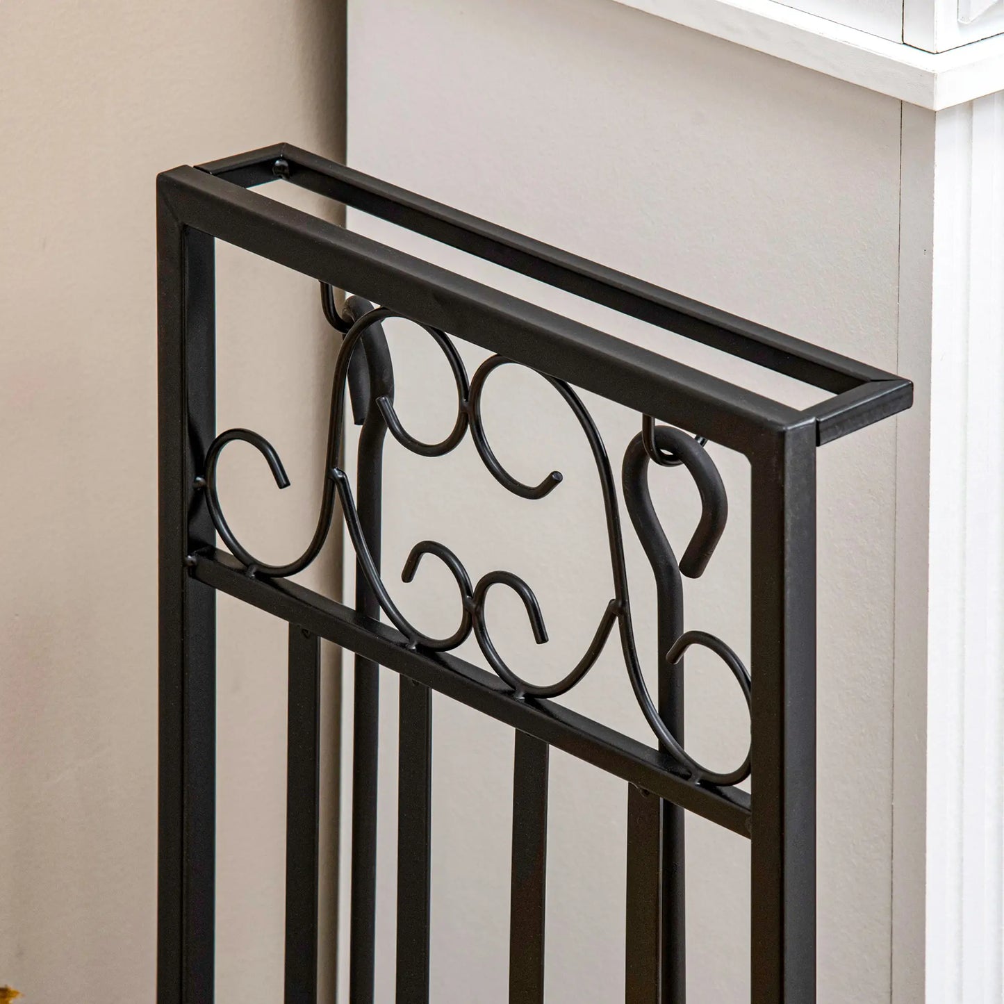 Heavy Duty Firewood Log Rack, Vintage Design, Black Firewood Racks at Gallery Canada