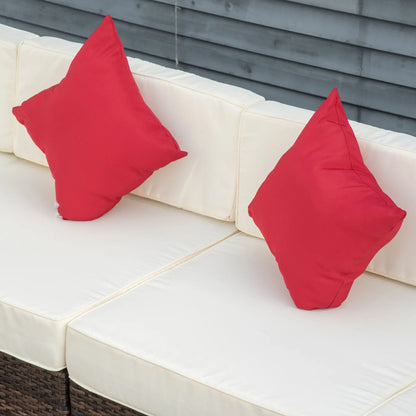 9 Piece Wicker Patio Set, Cream White Patio Furniture Sets at Gallery Canada