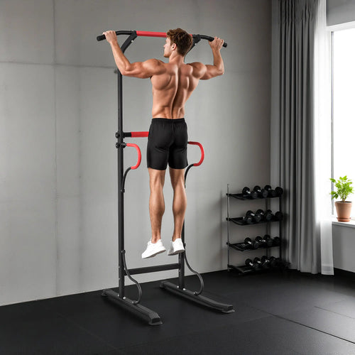 Power Tower Pull Up Bar, Dip Station, Home Gym Equipment