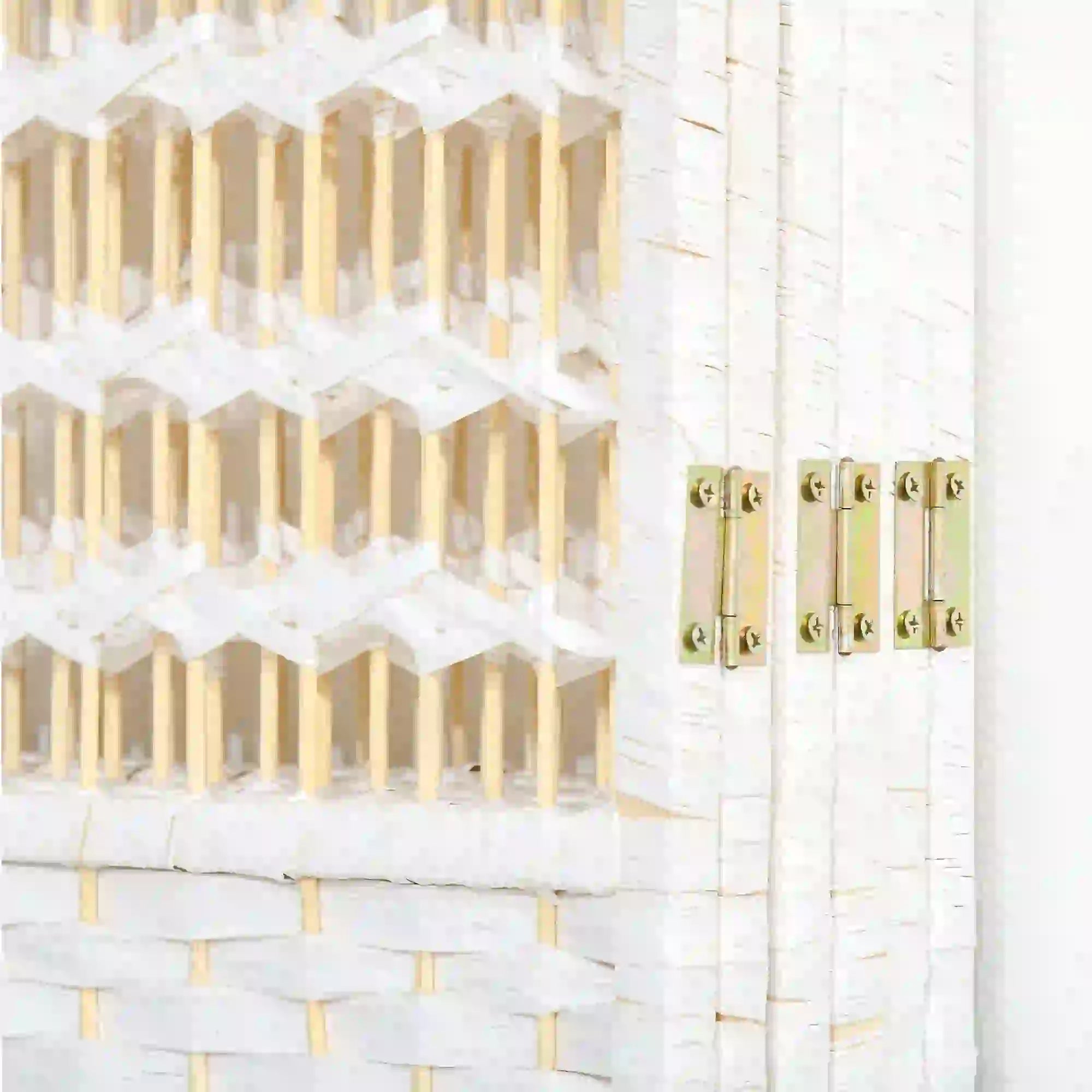 6 Panel Room Divider, 5.6 ft Tall, Folding Privacy Screen, White Room Dividers at Gallery Canada