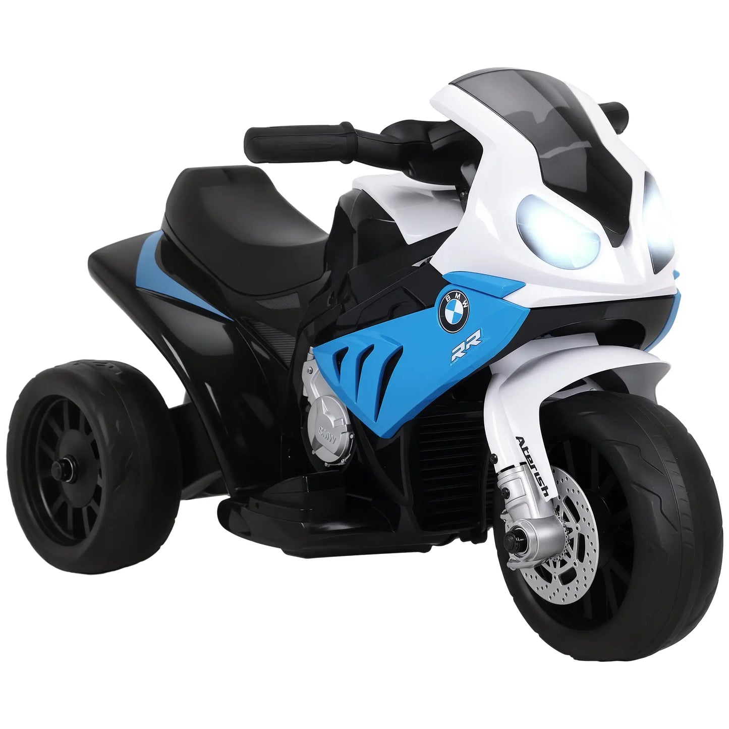 6V Kids Motorcycle with Headlight, Music, Blue Electric Motorcycles at Gallery Canada