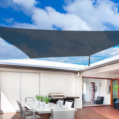 10ft x10ft Square Canopy Sun Sail Shade, UV Protector, Grey Shade Sails at Gallery Canada