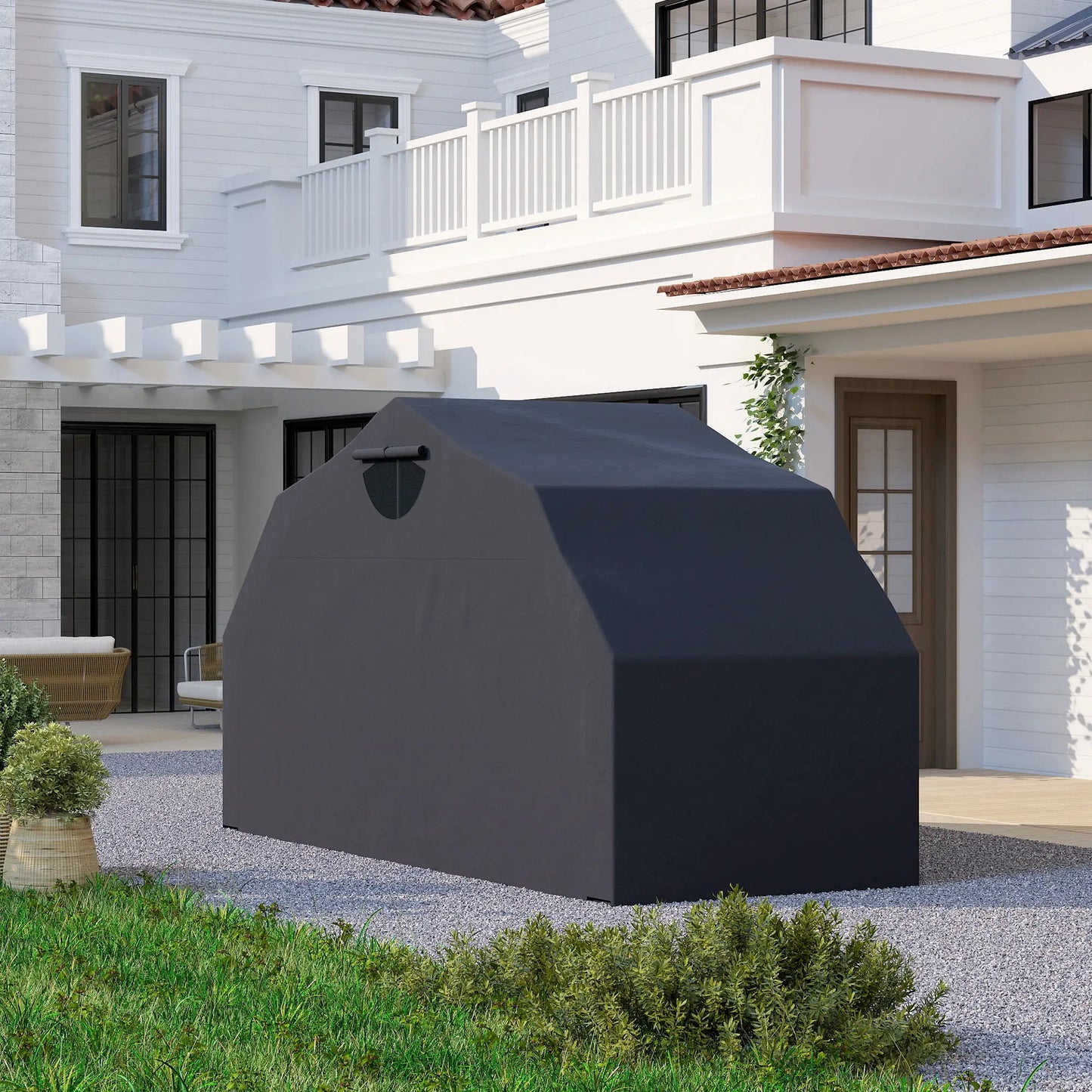 Motorcycle Shelter, Waterproof Cover Tent, 2 Mesh Windows, UV Protected Car Shelters at Gallery Canada