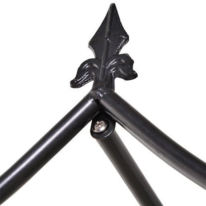 8FT Metal Garden Arch, Decorative Arbor Trellis for Plants, Black Garden Arches at Gallery Canada