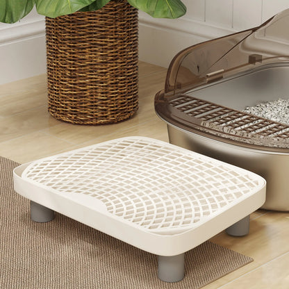 Stainless Steel Cat Litter Box, High Sided Enclosure, Step, Scoop Cat Litter Box Enclosures at Gallery Canada